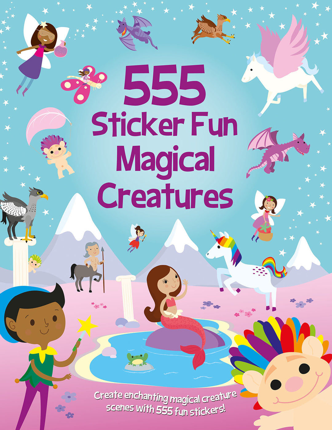 Cover image for 555 Sticker Fun - Magical Creatures ISBN 9781835553114